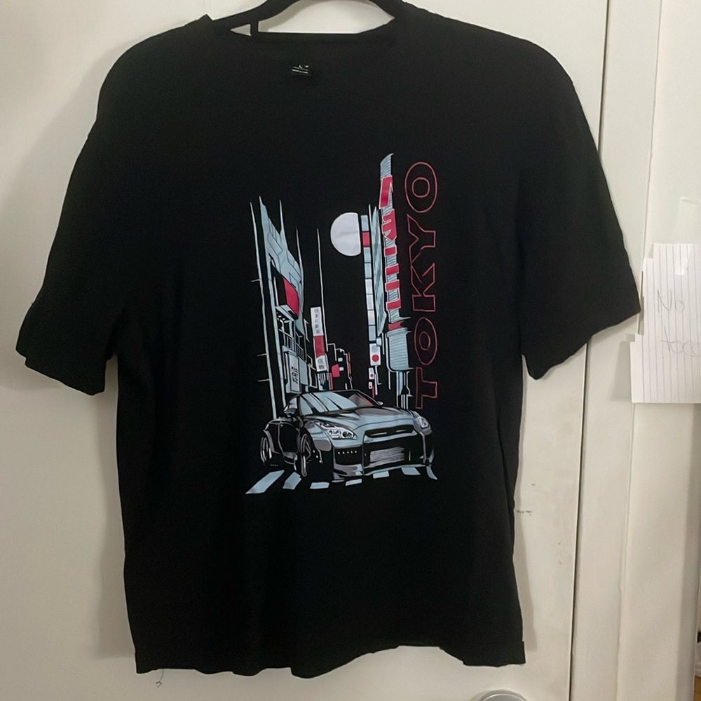 Shirt with a car